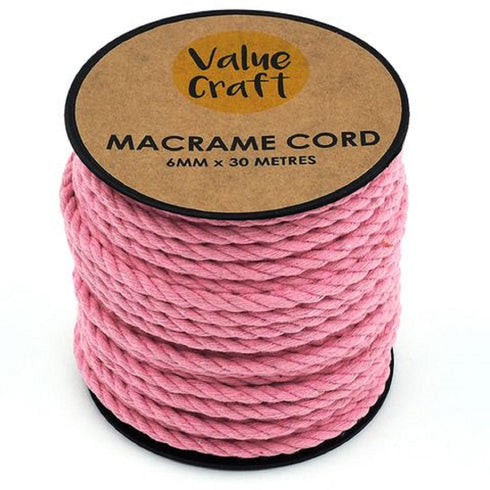 6mm Macrame Cord (available in 6 colours)