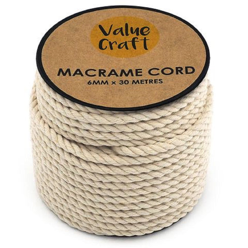 6mm Macrame Cord (available in 6 colours)