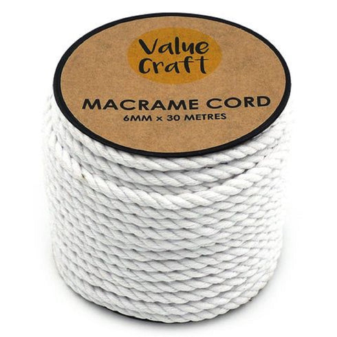 6mm Macrame Cord (available in 6 colours)