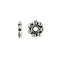 6mm Metal Alloy Daisy Spacer Beads