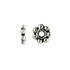 6mm Metal Alloy Daisy Spacer Beads