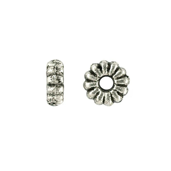 6mm Metal Alloy Flower Shape Spacers