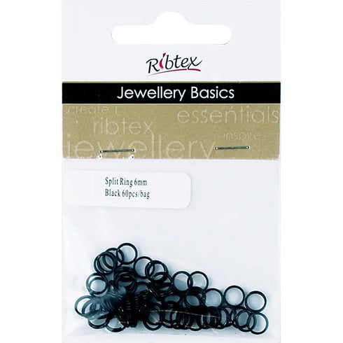 6mm Metal Alloy Jump Rings (available in 8 colours)