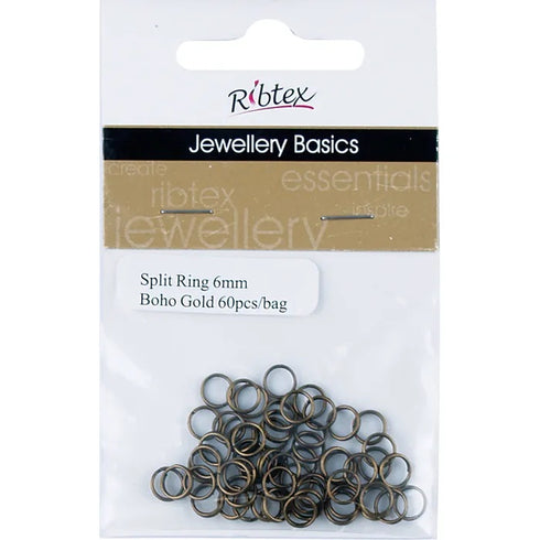 6mm Metal Alloy Jump Rings (available in 8 colours)