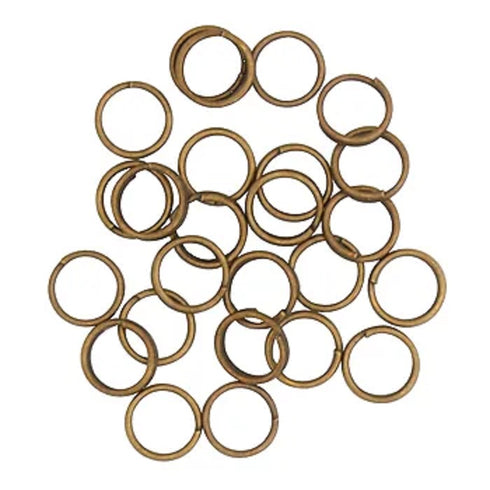6mm Metal Alloy Jump Rings (available in 8 colours)