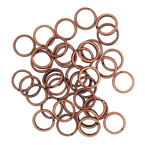 6mm Metal Alloy Jump Rings (available in 8 colours)
