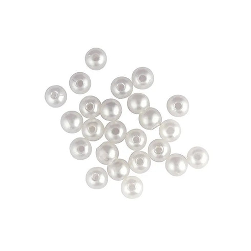 6mm Plastic Pearl Beads (available in 3 colours)