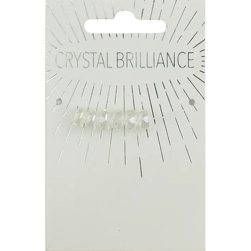 6mm Round Crow Facet Crystal Beads (available in 6 colours)