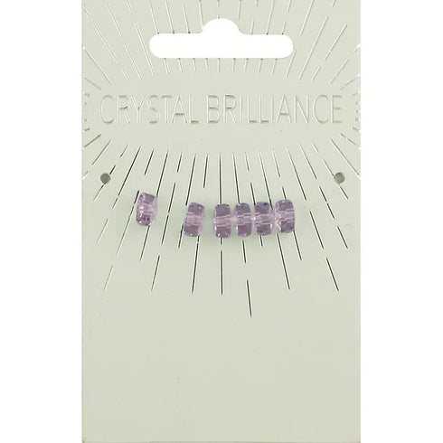 6mm Round Crow Facet Crystal Beads (available in 6 colours)