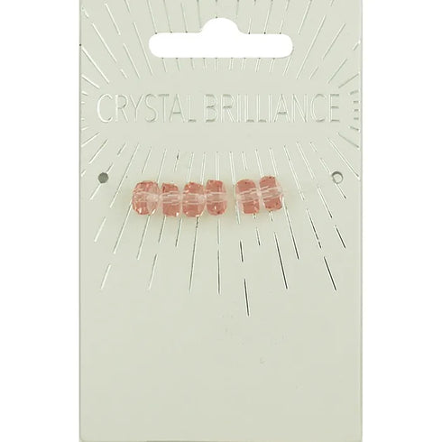 6mm Round Crow Facet Crystal Beads (available in 6 colours)