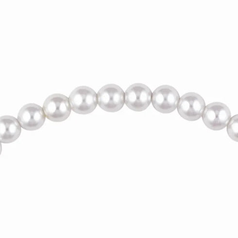 6mm Round Glass Pearl Beads (available in 7 colours)