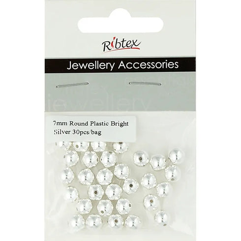 6mm Round Plastic Spacers (available in 2 colours)