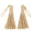 70mm Natural Jute Craft Tassels