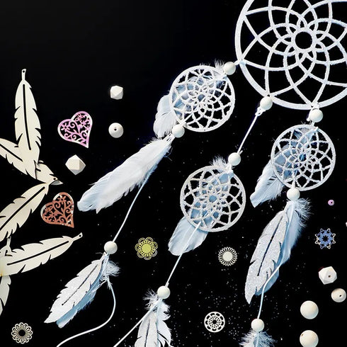 13cm Craft Raw Wood Feathers Shape