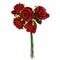 7 Heads Foam Rose Flowers Bunch (available in 8 colours)