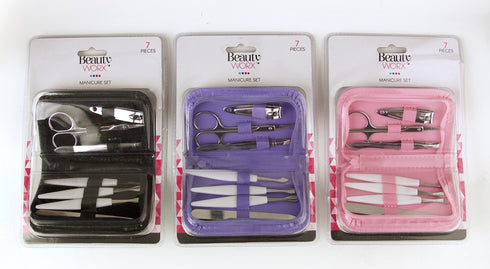 7 Piece Gift Manicure Wallet Set (available in 3 colours)