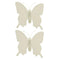 7cm DIY Plastic White Butterflies