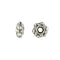7mm Metal Alloy Daisy Spacer Beads