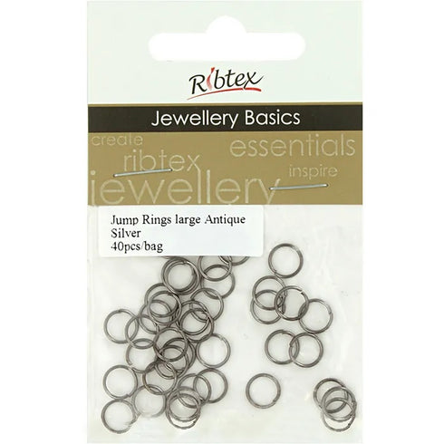 7mm Metal Alloy Jump Rings (available in 8 colours)