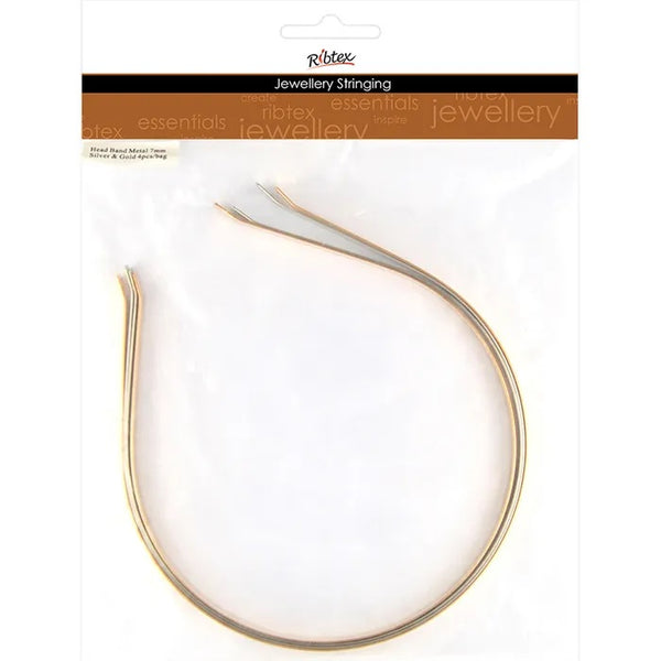 7mm Wide Metal Alloy Head Band