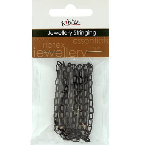 7mm x 4mm Metal Alloy Oval Linked Chain