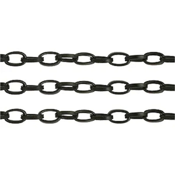 7mm x 4mm Metal Alloy Oval Linked Chain