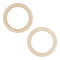 8cm Craft Wood Hoops