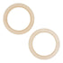 8cm Craft Wood Hoops