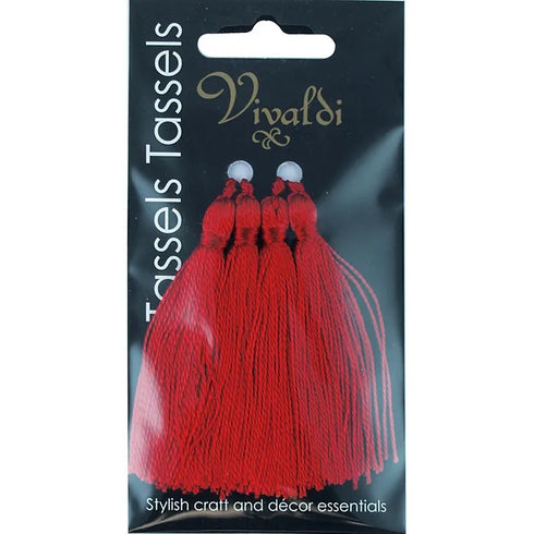 8cm Rayon Craft Tassels (available in 9 colours)