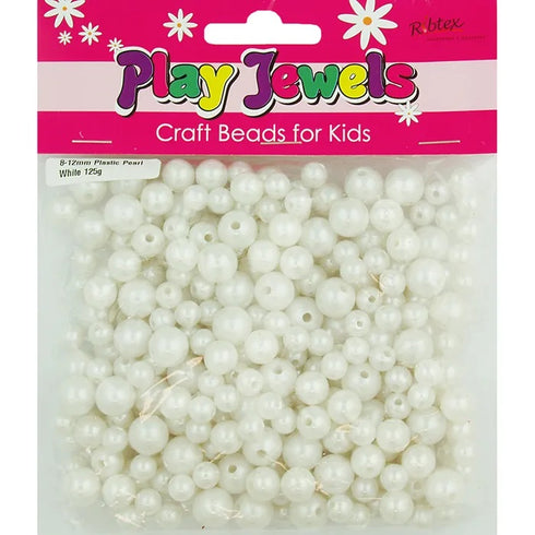 8mm-12mm Plastic Round Shape Pearl Beads
