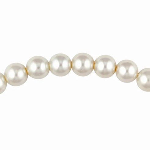 8mm Round Glass Pearl Beads (available in 7 colours)