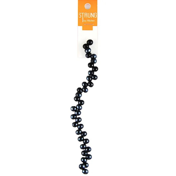 8mm Round Matagami Strung Beads