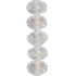 8mm Squashed Facet Crystal Beads (available in 5 colours)