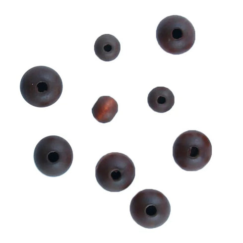 8mm & 12mm Round Wooden Beads
