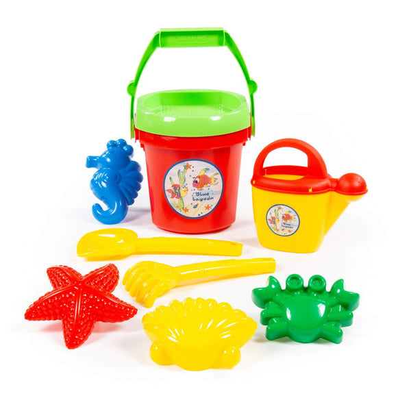 9 Pieces Bucket Beach Toy Set
