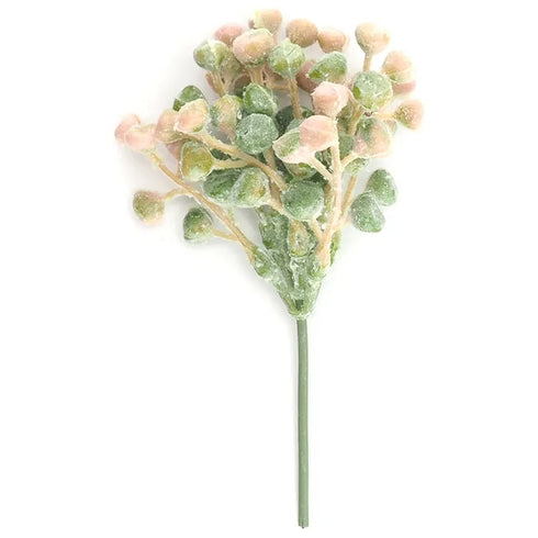 9cm x 13cm Faux Flower Buds Spray (available in 2 colours)