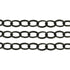9mm x 6mm Metal Alloy Twisted Oval Link Chain (available in 6 colours)