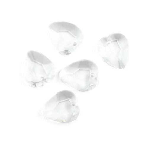 Acrylic Crystal Heart Shape Beads