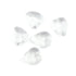 Acrylic Crystal Heart Shape Beads