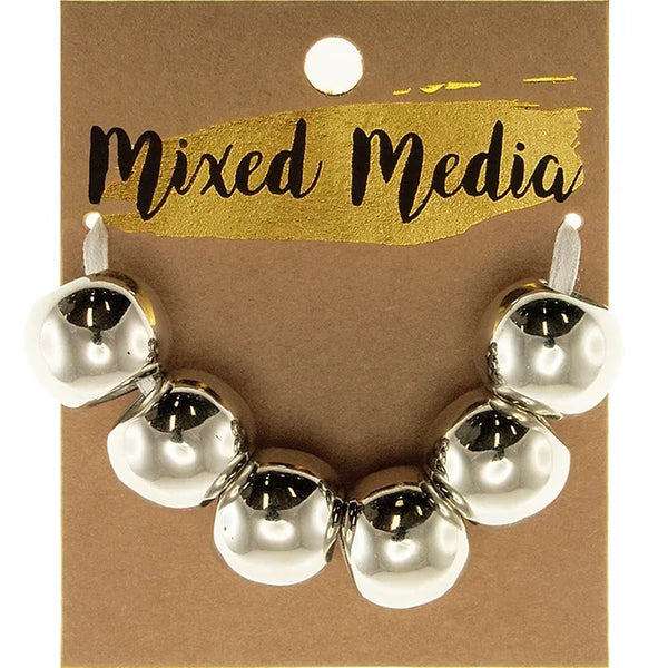 Acrylic Doughnut Shape Shiny Beads