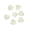 Acrylic Crystal AB Heart Shape Beads