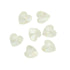 Acrylic Crystal AB Heart Shape Beads