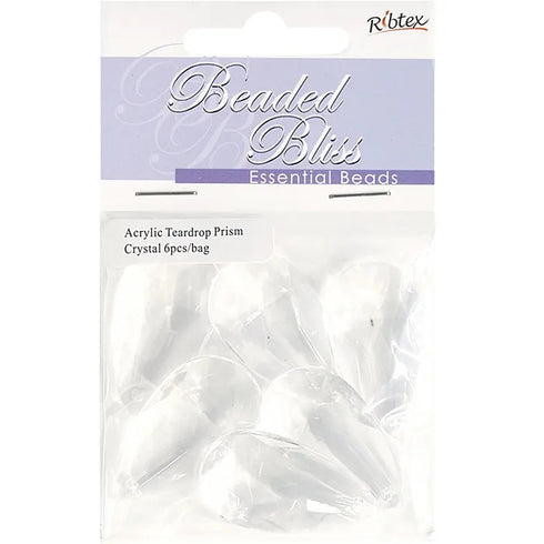 Acrylic Teardrop Shape Beads (available in 3 sizes)