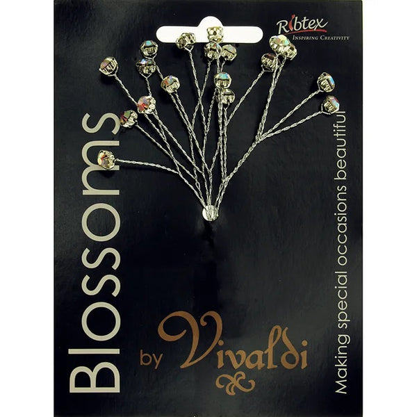 Acrylic with Diamante AB Stem Spray