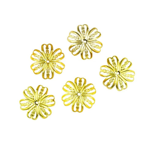 Adjustable Metal Alloy Bead Caps (available in 2 colours)