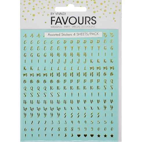 Alphabet & Numeric Stickers (available in 2 colours)