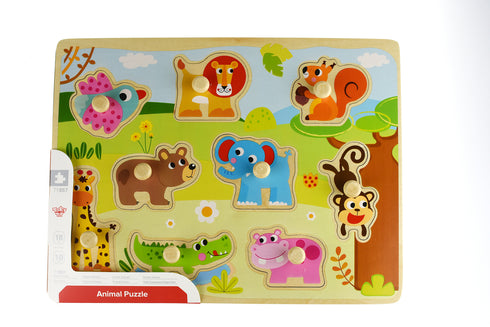 Animal Peg Puzzle Board