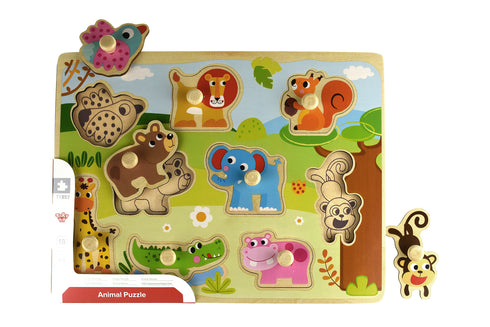 Animal Peg Puzzle Board