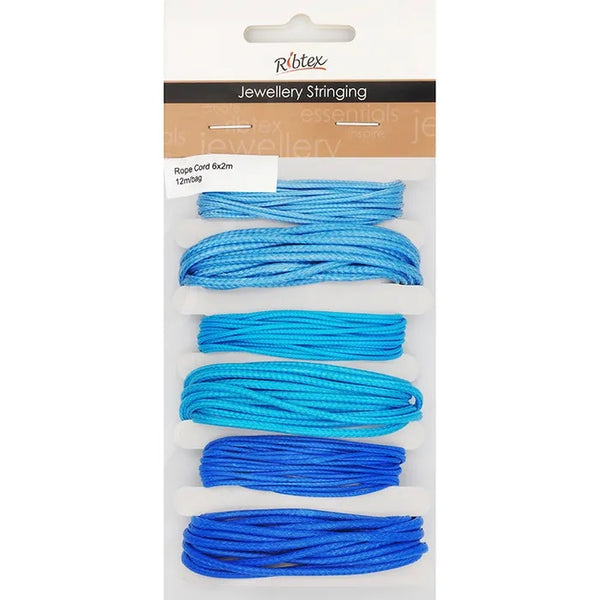 Assorted 2 Sizes Nylon Rope Cord (available in 4 colours)