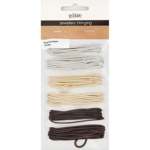 Assorted 2 Sizes Nylon Rope Cord (available in 4 colours)